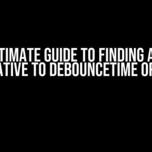 The Ultimate Guide to Finding an RxJS Alternative to DebounceTime Operator